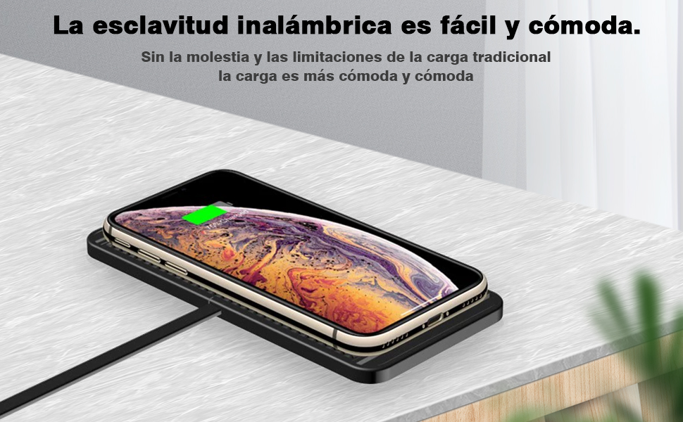 Cargador Inalámbrico Rápido para Automóvil
