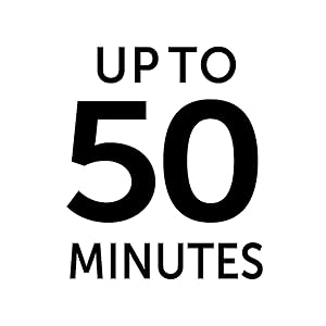 Up To 50 Minutes Runtime