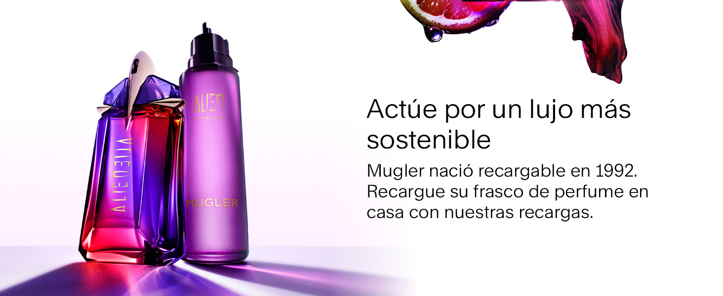 Alien Hypersense Eau de Parfum, fragancia de mujer Mugler, lujo sostenible