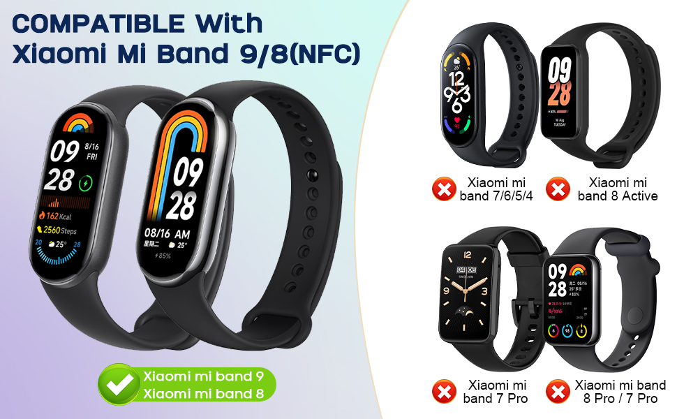 pulsera xiaomi mi band 9 8