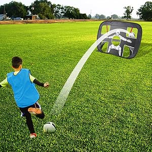 Porterías de Fútbol para Niños Plegables 2 en 1