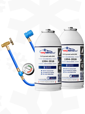 Easy Klima AC Refill x2 with Gauge
