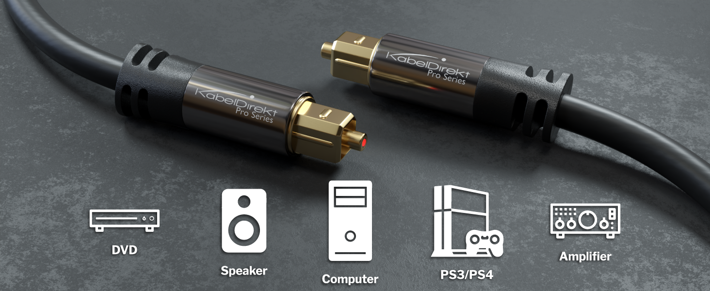 Fiber Optical Cable for Seamless Audio Connectivity