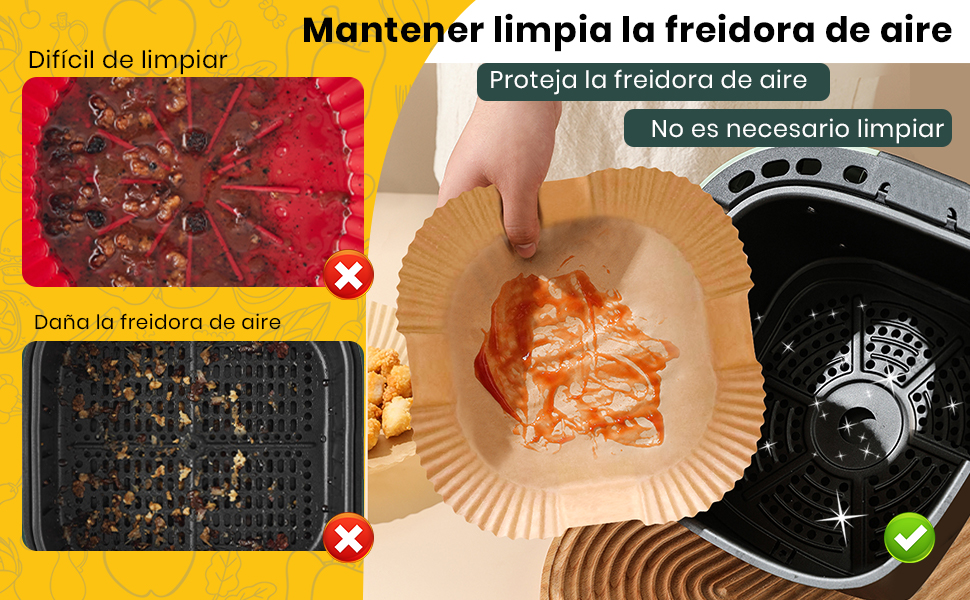 Papel de Pergamino Antiadherente Desechable
