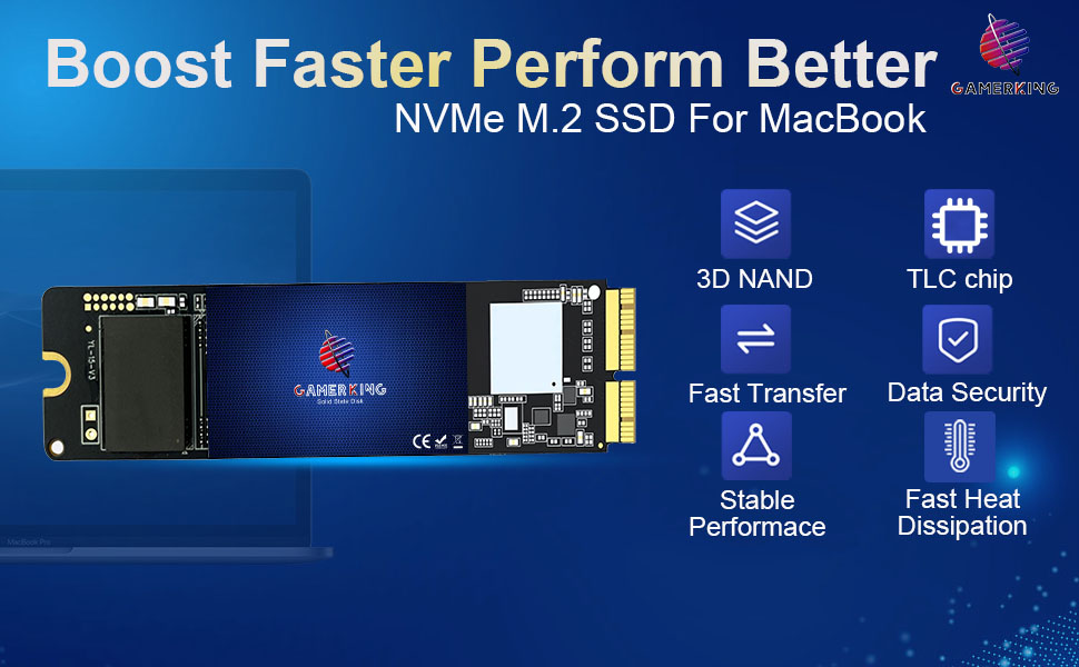 NVMe SSD para MacBook