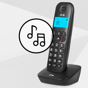 SPC Air Pro Dúo inalámbricos dect teléfono dos manos libres pantalla iluminada GAP modo ECO