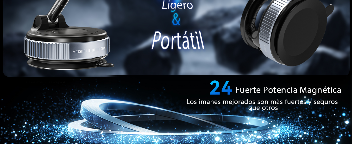 24 Fuerte Potencia Magnética