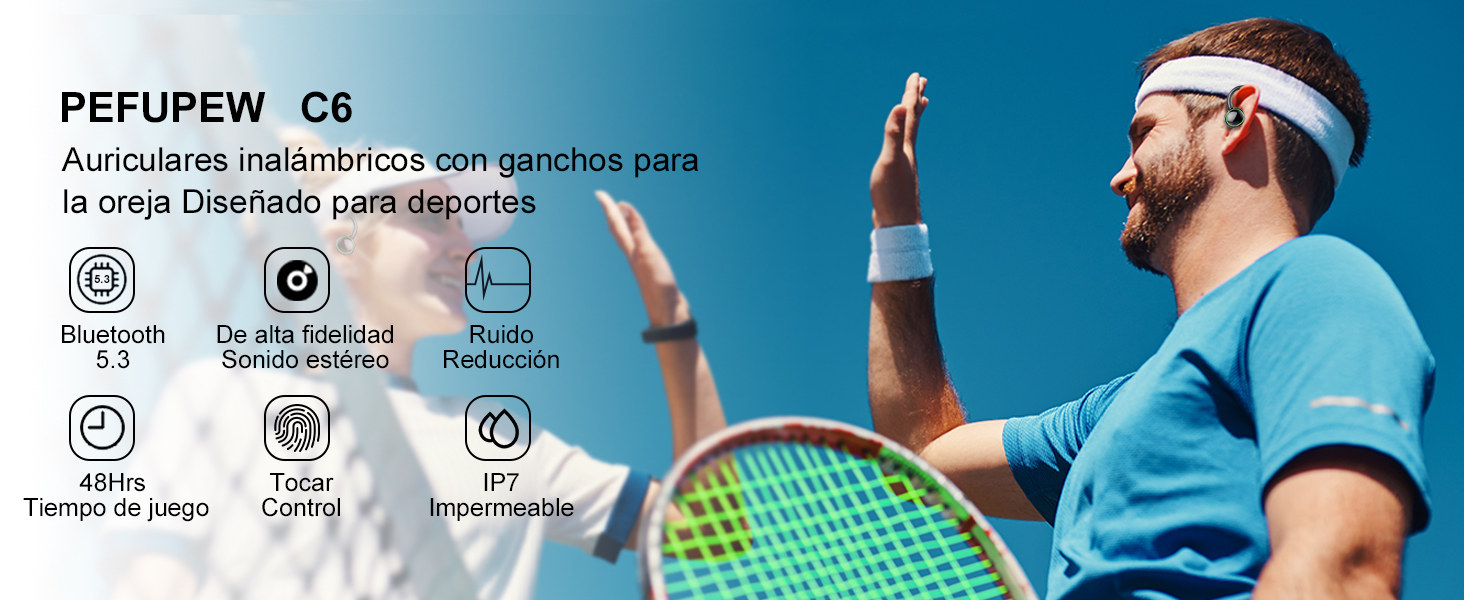 Auriculares Inalámbricos deportivos Auriculares Bluetooth Cascos Inalambricos Auriculares cascos
