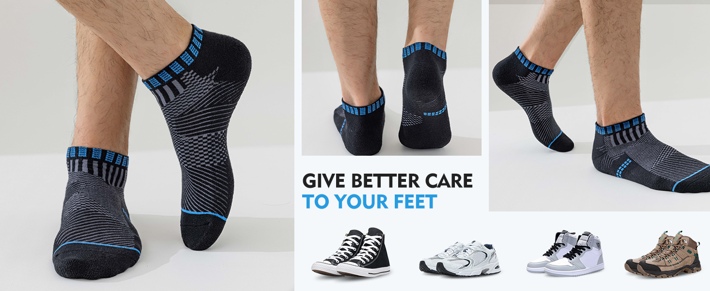 Calcetines Tobilleros Hombre, 6 Pares Calcetines Cortos Hombre Verano Transpirables