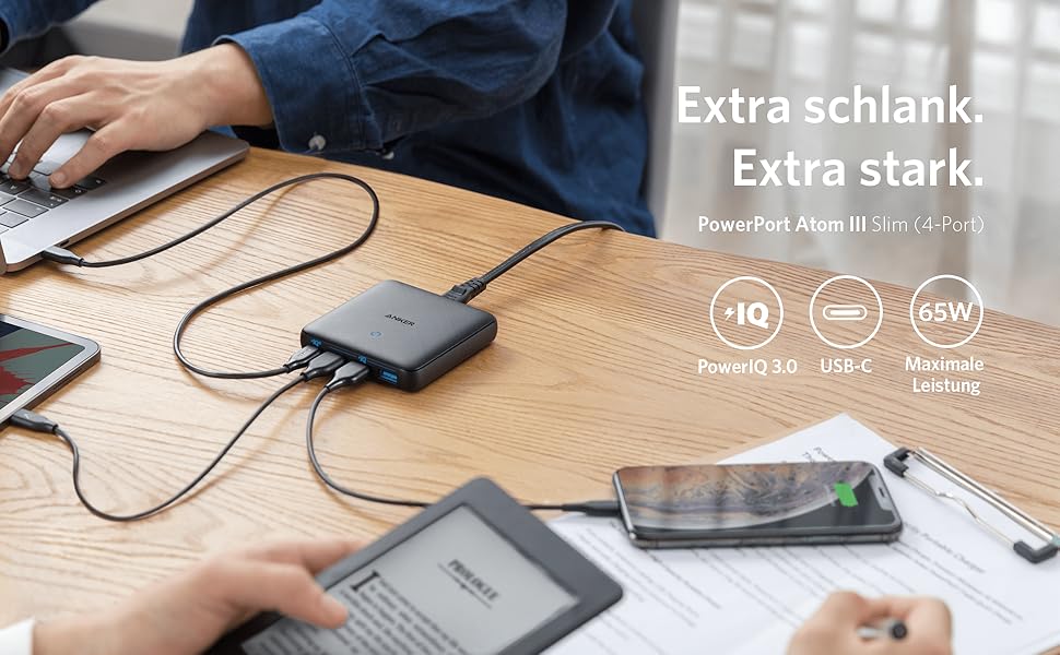 Anker PowerPort Atom III Slim USB-C - Cargador