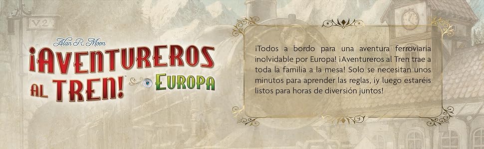 ¡Aventureros al Tren! Europa Days of wonder Asmodee familiar construcción cartas trenes competición