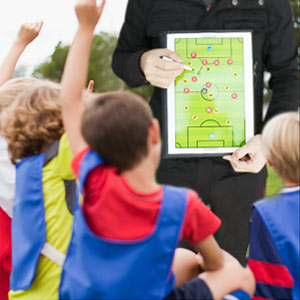 pizarra entrenador de futbol