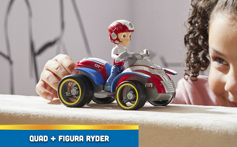 Quad y figura Ryder Patrulla Canina, Paw Patrol