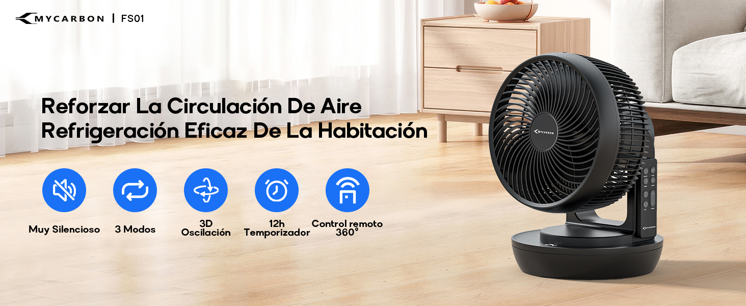 ventilador de mesa silencioso