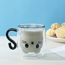 cute glass mug