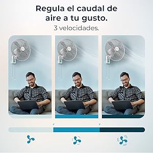 ventilador de pared; ventilador pared; ventilador cecotec; fan; ventilador silencioso; EnergySilence