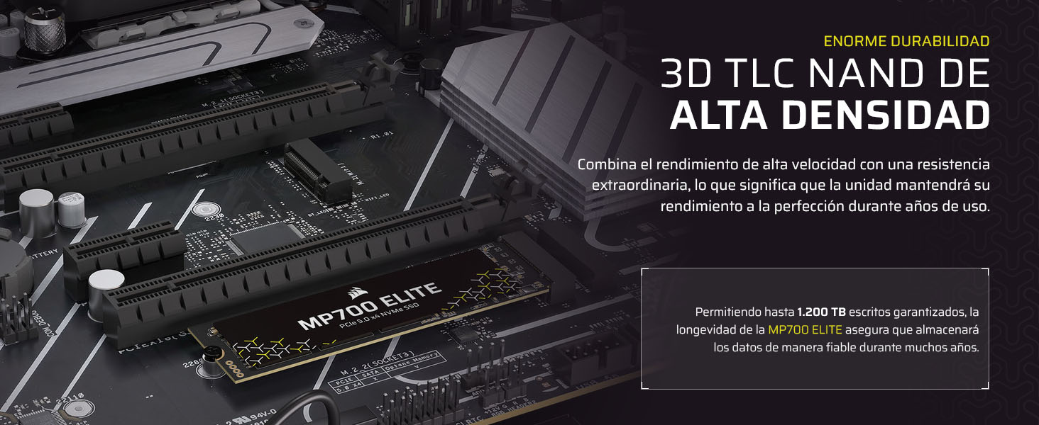 3d tlc nand, alta densidad, ssd de larga duración, ssd fiable,