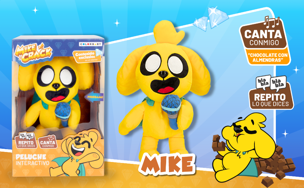Mikecrack, peluche Mike, mike crack