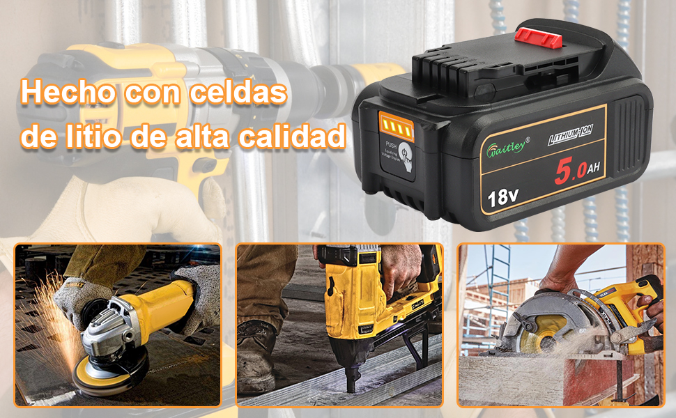 bateria dewalt 18v 5.0ah