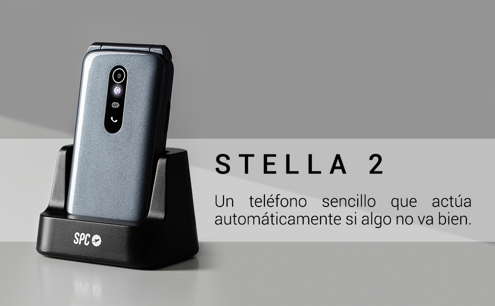 spc stella 2 teléfono móvil para mayores