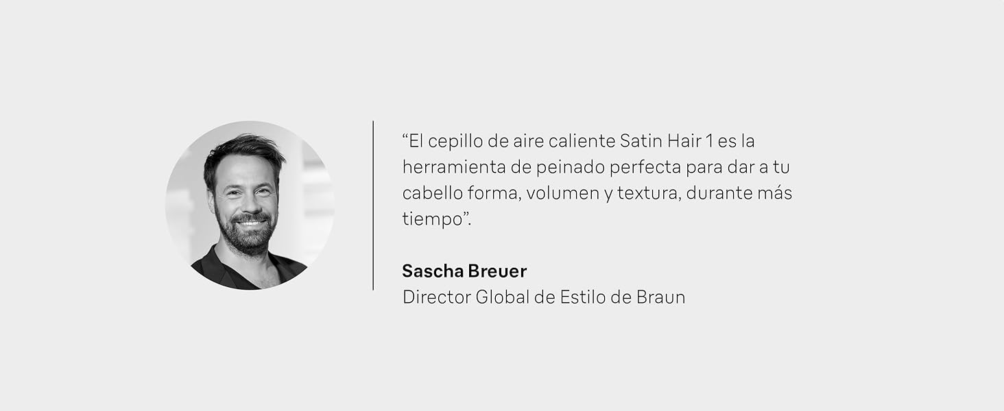 HERRAMIENTA DE PEINADO, HERRAMIENTA PERFECTA PARA PEINAR, DA FORMA, AGREGA VOLUMEN Y TEXTURA, BRAUN
