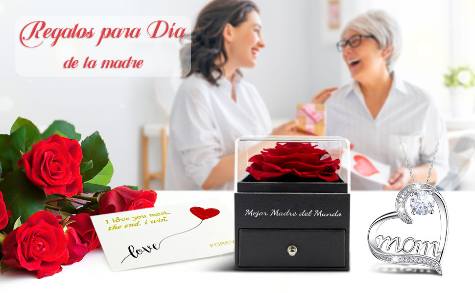 Rosa Eterna Regalo Originale para Mujer