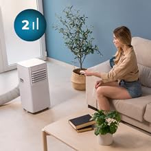 Aire acondicionado portátil / enfriamiento / sin ruido / aire