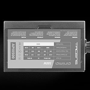 APIII500 Fuente alimentación con ventilador, fuente alimentación ultrasilenciosa y antivibración