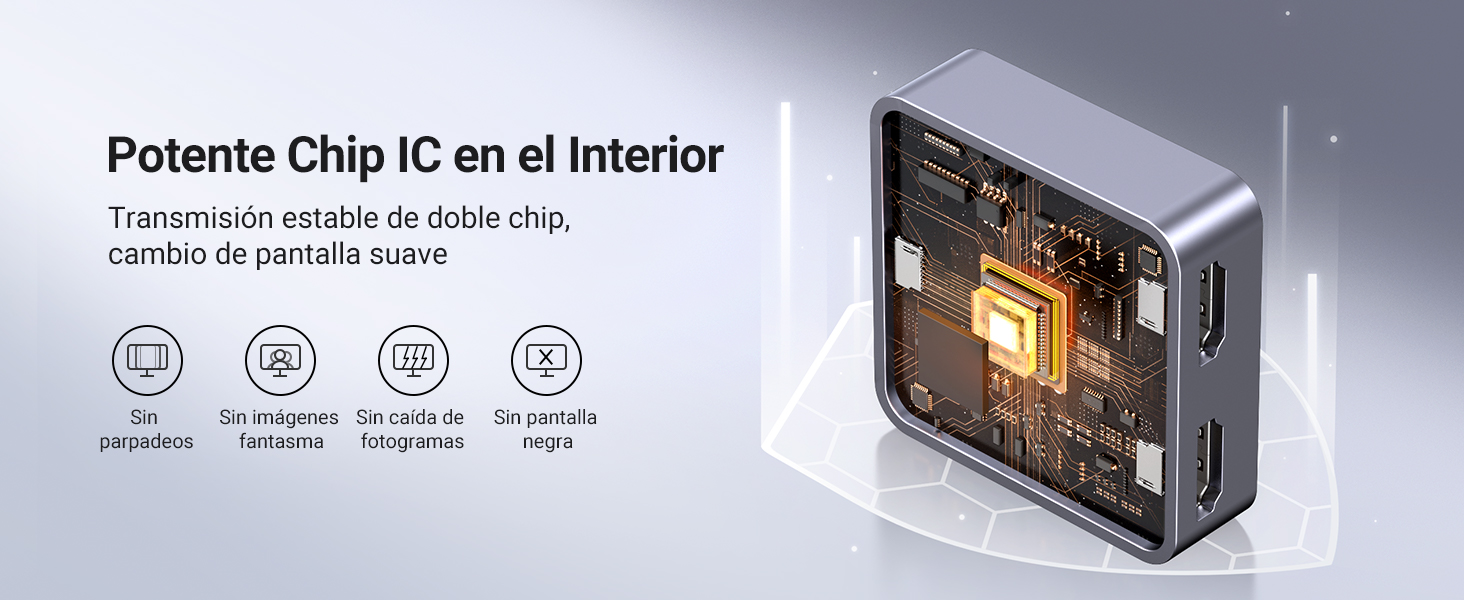 Switch HDMI 2 Entradas 1 Salida