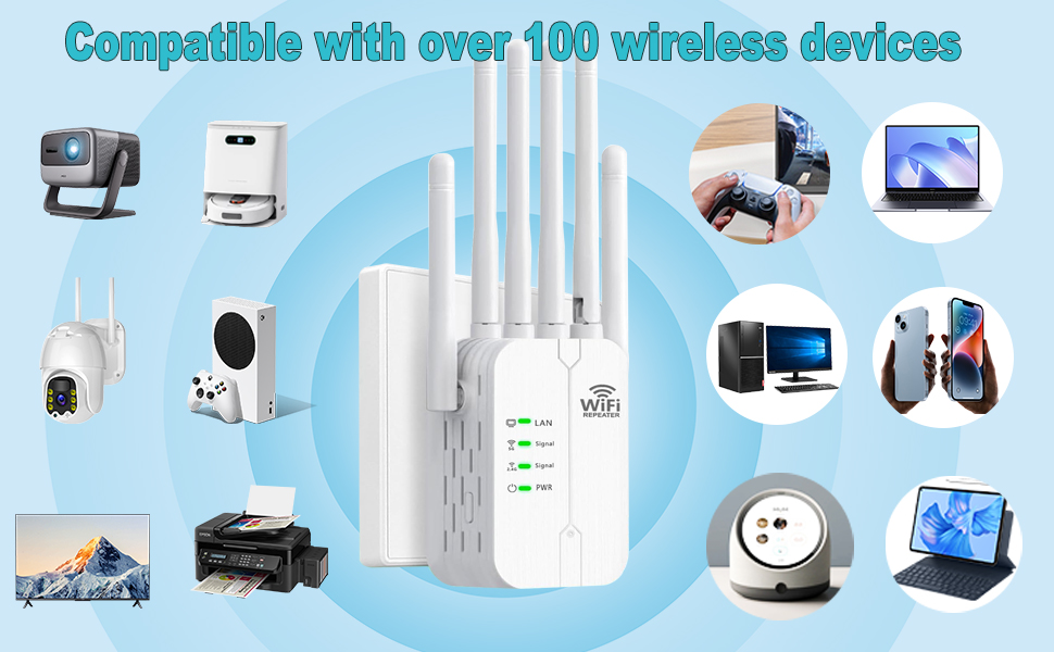 Amplia compatibilidad para conectar más de 100 dispositivos de red