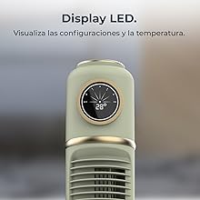 Ventilador de torre EnergySilence 1090 Skyline Retro Smart Green