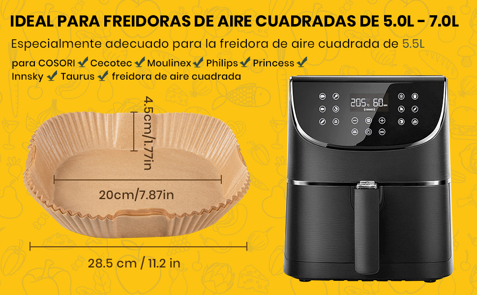 Freidora Hornear Asar y Microondas Sartén(20cm)