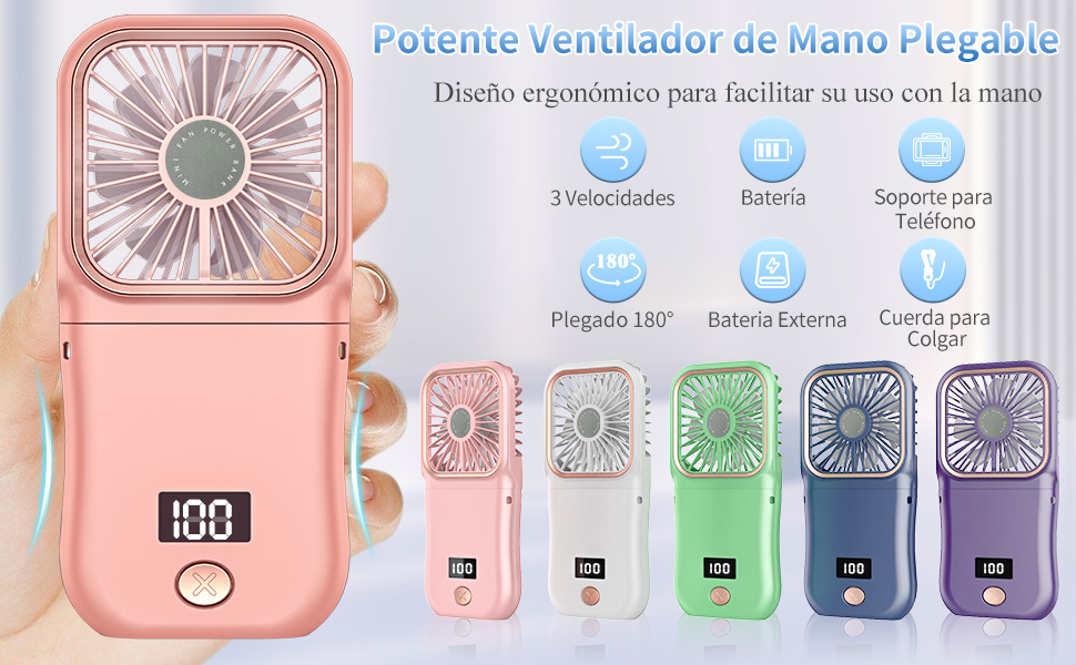 ventilador de mano electrico