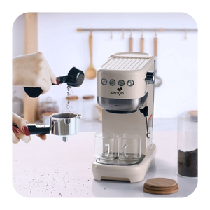 cafetera espresso con espumador integrado