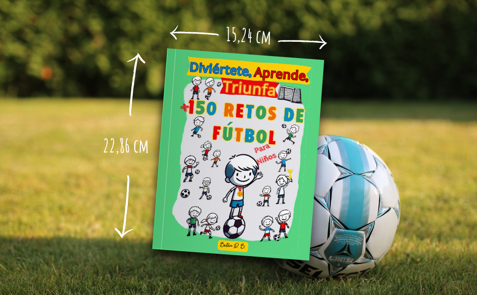 mi libro fútbol niños divertido que trabaja la perseverancia para ser un campeón como Ronaldo