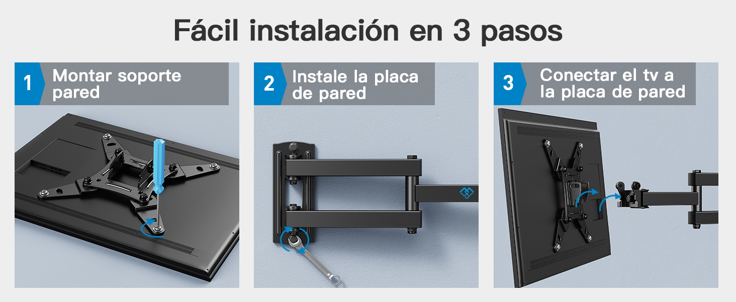 soporte tv pared sujecion tv pared soporte pared tv 32 24 pulgadas fácil de instalar