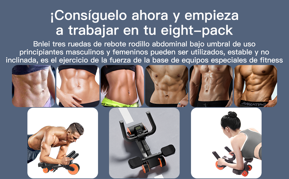 ¡Consíguelo ahora y empieza a trabajar en tu eight-pack!