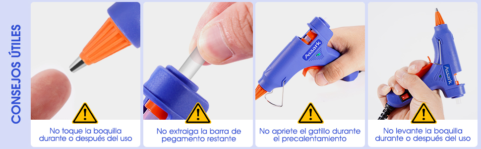 Pistola de pegamento caliente
