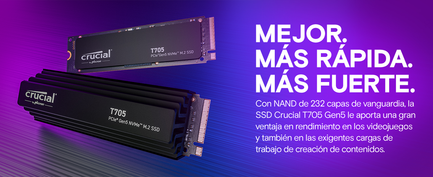 Unidad SSD NVMe T705