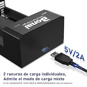Cargador 18650