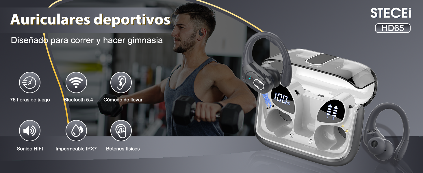 Auriculares Inalámbricos Deportivos