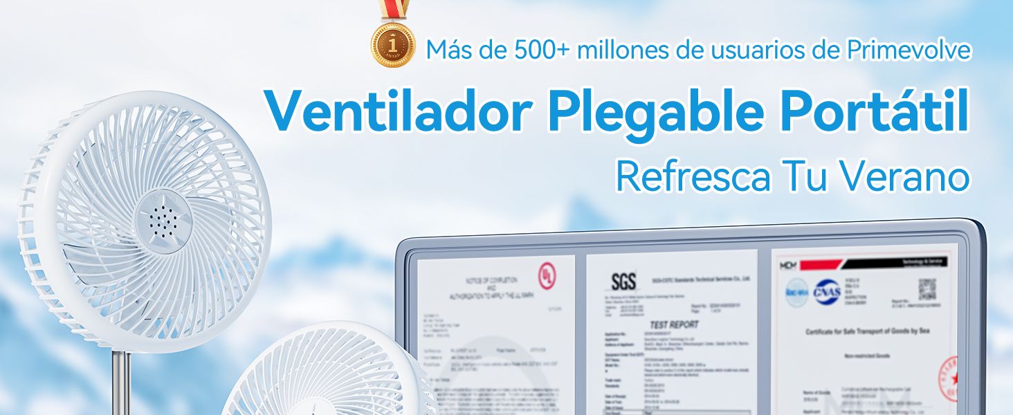 Ventilador Plegable Portátil