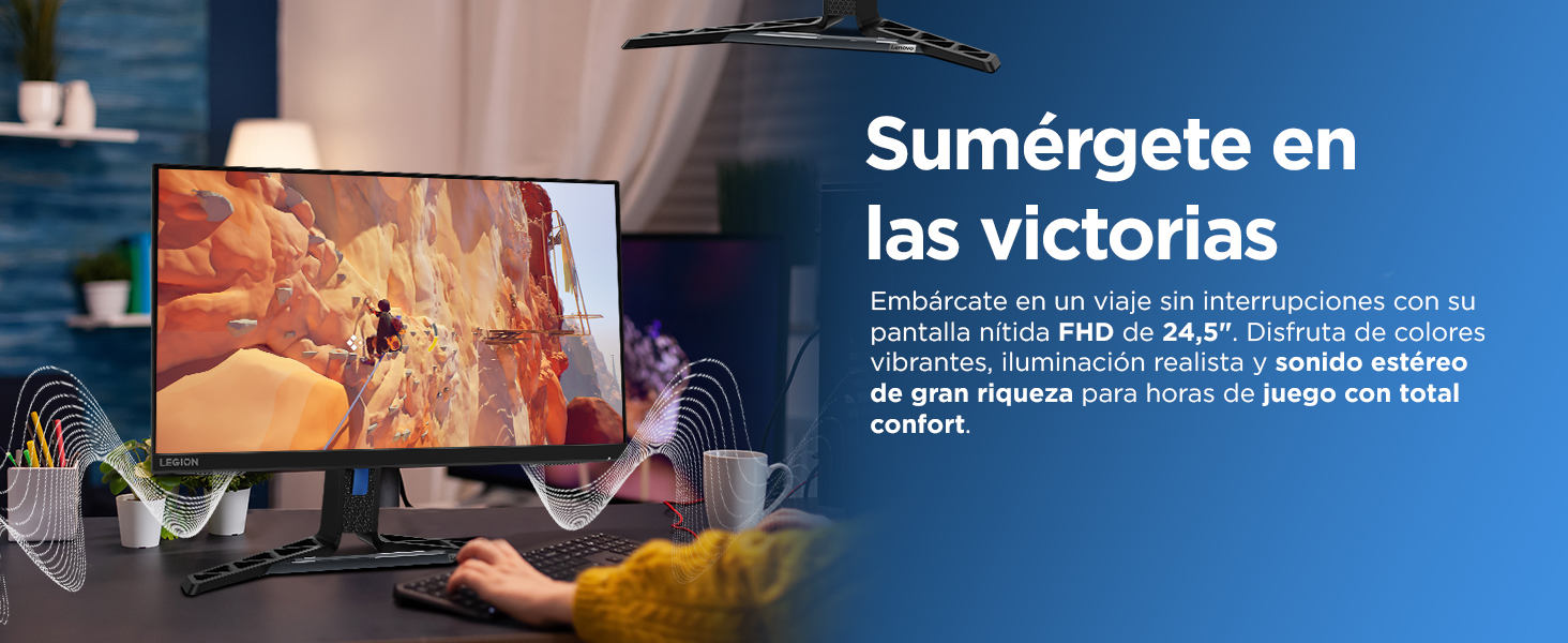 Lenovo Legion R25f-30 foto Monitor descripción de especificaciones pantalla