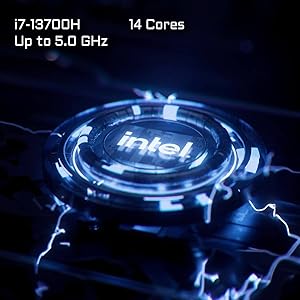 Procesador Intel Core i7 serie H de 13.ª generación