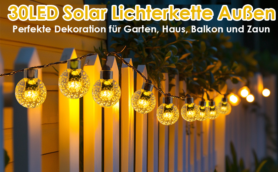 Guirnaldas Luces Exterior Solares