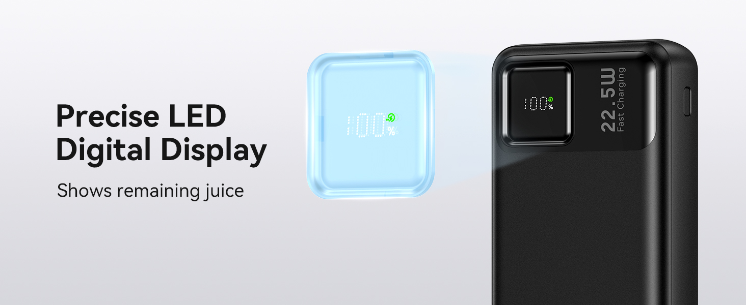 bateria externa carga rapida 20000mAh