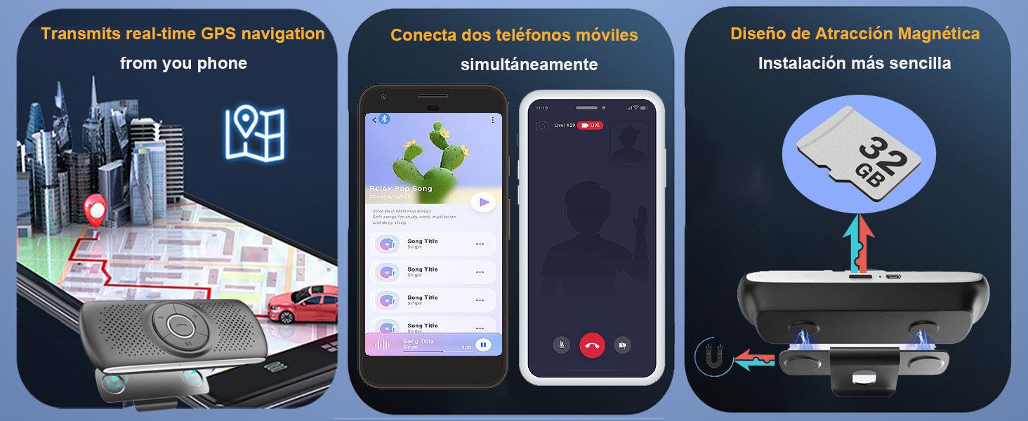 Manos Libres Coche Bluetooth