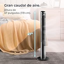 ventiladores; ventilador silencioso; cecotec; ventiladores de pie; ventilador torre; EnergySilence