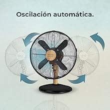 ventilador de sobremesa mesa eléctrico pie silencioso suelo potente ventilación aire frío verano