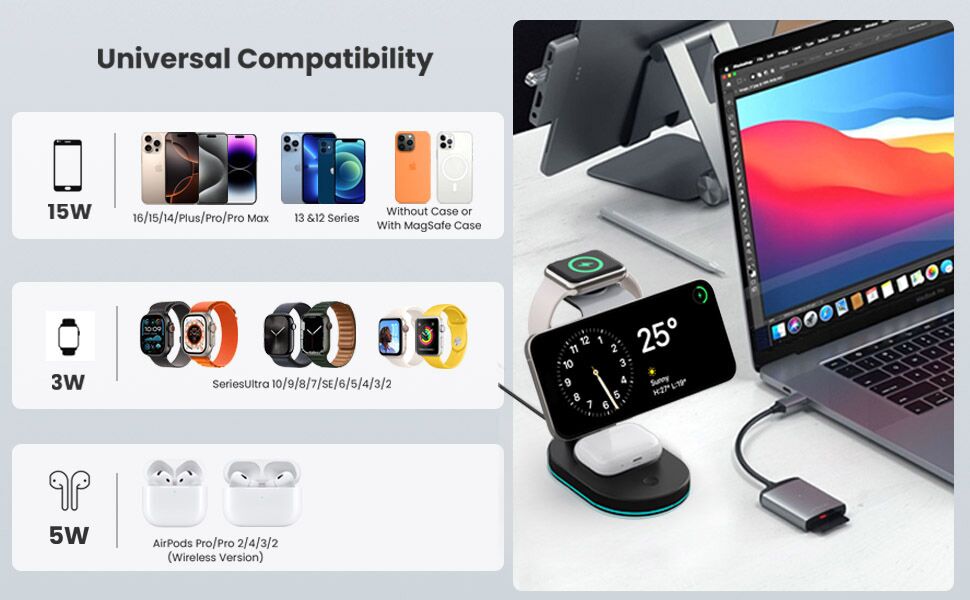cargador iphone inalámbrico